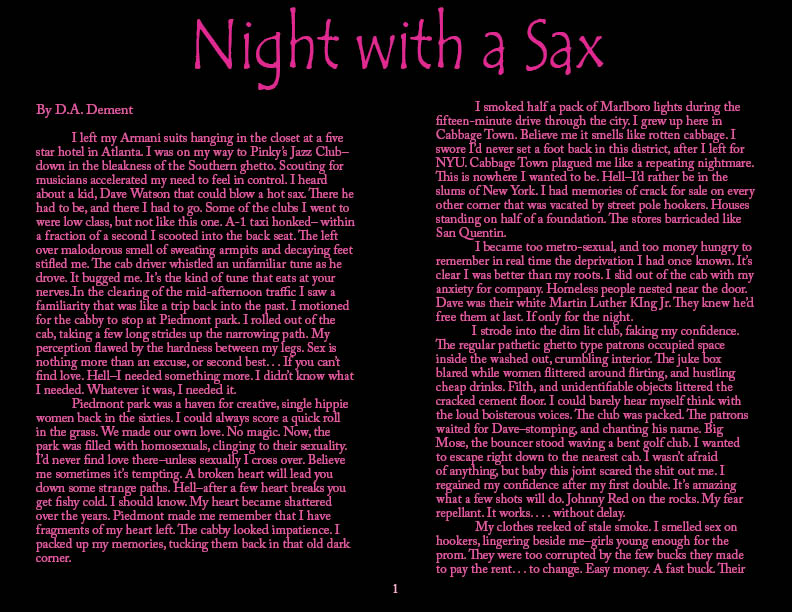 Night with a Sax pg1